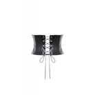 Darkinlove Women's Gothic Studded Buckle Faux Leather Underbust Corset