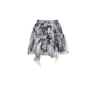 Darkinlove Women's Gothic Tie-dye Mesh Skirts