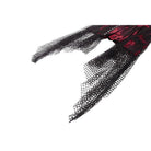 Darkinlove Women's Grunge Red Tie-dye Slip Dress with Mesh Hem