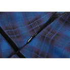 Darkinlove Women's Grunge Stars Plaid Short Skirt Blue