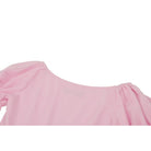 Darkinlove Women's Lolita Puff Sleeved Dress with Detachable Collar