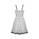 Darkinlove Women's Punk Animal Printed Falbala Slip Dress