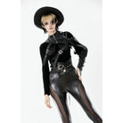 Darkinlove Women's Punk Asymmetric Buckle-up Strap Cut-out Cape