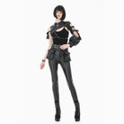 Darkinlove Women's Punk Asymmetric Eyelet Buckle-up Strap Cutout Cape
