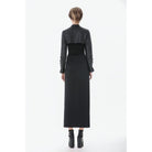 Darkinlove Women's Punk Asymmetric Eyelet Strappy Zip Long Skirt