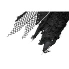 Darkinlove Women's Punk Asymmetric Ripped Hooded Top