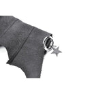 Darkinlove Women's Punk Batwing O-ring Faux Leather Choker