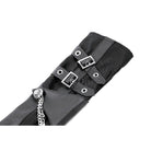 Darkinlove Women's Punk Buckle Strap Chain Gloves