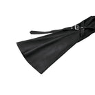 Darkinlove Women's Punk Buckle Straps Mesh Patchwork Flare Pants