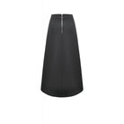 Darkinlove Women's Punk Buckle-up Multi-pocketed Cutout Long Skirt