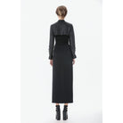 Darkinlove Women's Punk Buckle-up Strap Zip Cape