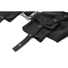 Darkinlove Women's Punk Buckle Utility Vest