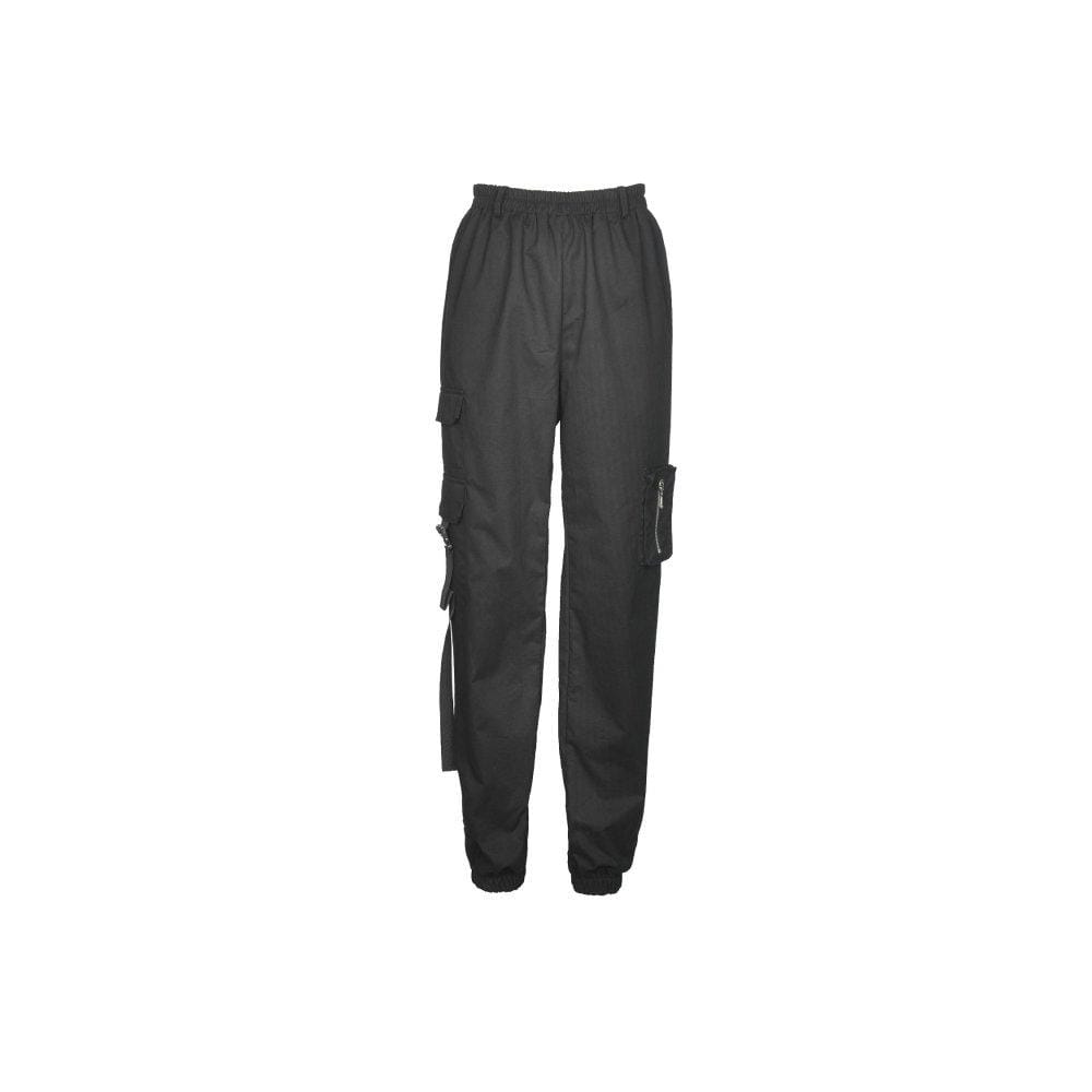 Darkinlove Women's Punk Cargo Pants