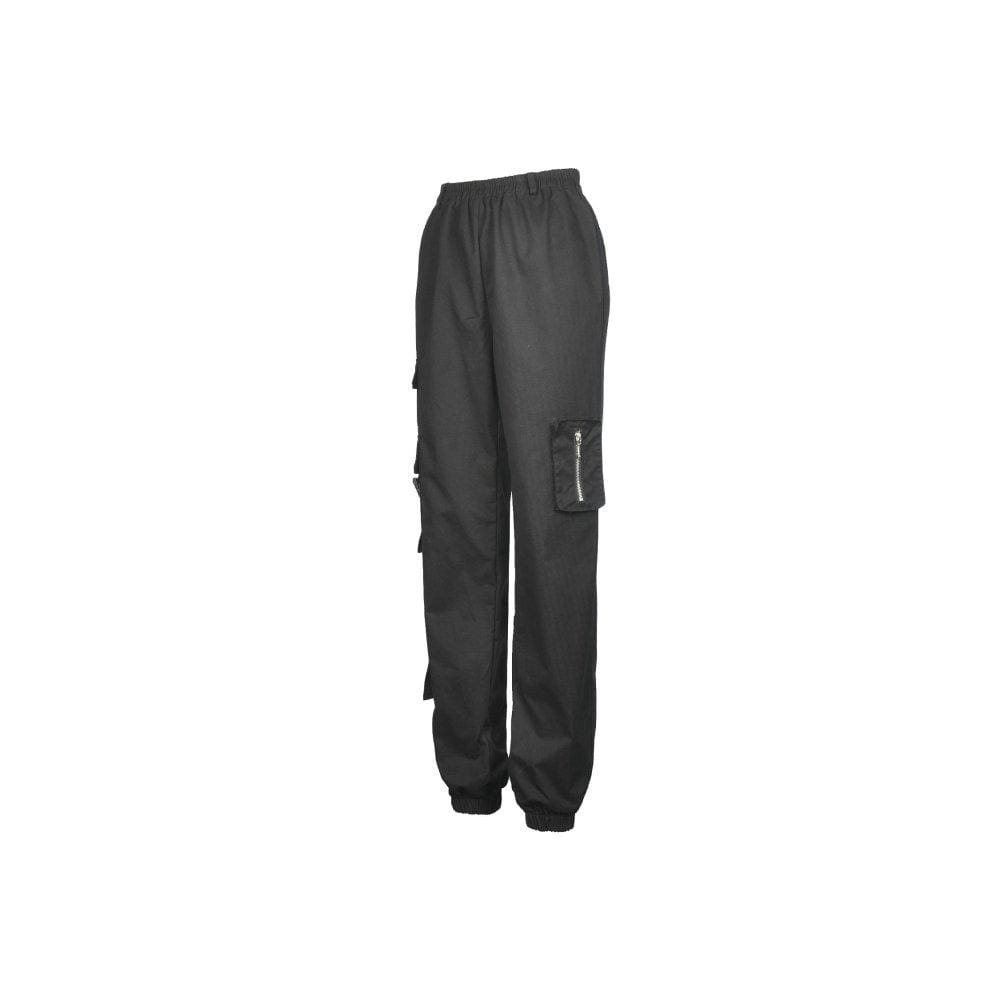 Darkinlove Women's Punk Cargo Pants