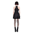 Darkinlove Women's Punk Chained Cutout Halter Dress