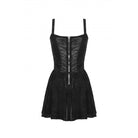 Darkinlove Women's Punk Cross Spider Mesh Slip Dress