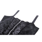 Darkinlove Women's Punk Cross Spider Mesh Slip Dress