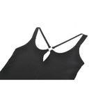 Darkinlove Women's Punk Cross Straps Cut-out Slip Dress