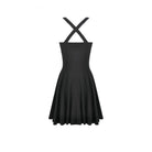 Darkinlove Women's Punk Cross Straps Cut-out Slip Dress