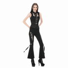 Darkinlove Women's Punk D-rings Buckle Straps Cutout Tank Top