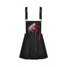 Darkinlove Women's Punk Devil Blood Suspender Skirt