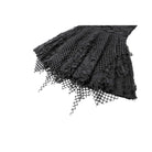 Darkinlove Women's Punk Distressed Chain Zipper Slip Dress