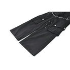 Darkinlove Women's Punk Eyelet Big Pocket Zipper Pants