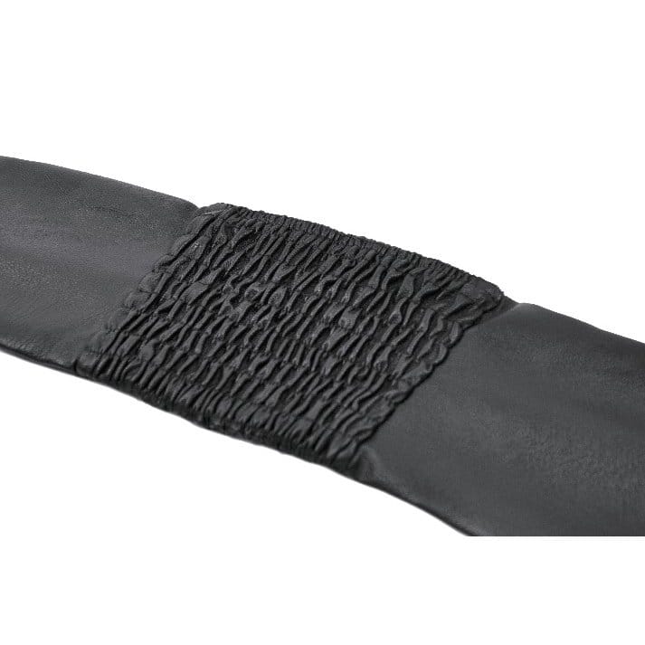 Darkinlove Women's Punk Eyelet Buckle Strap Zipper Belt with Pouches