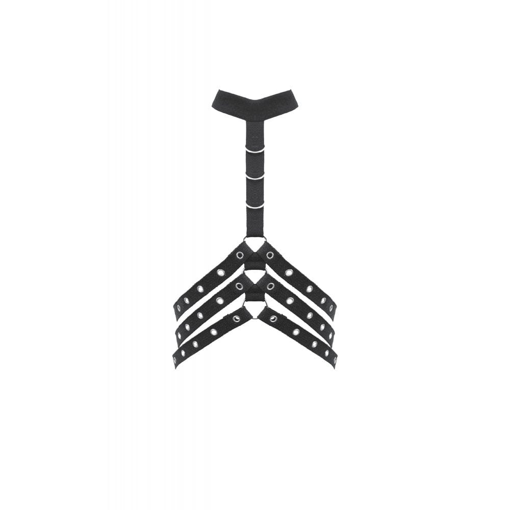 Darkinlove Women's Punk Eyelet D-ring Body Harness