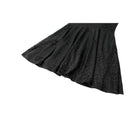 Darkinlove Women's Punk Eyelet Strap Distressed Flare Slip Dress