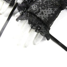 Darkinlove Women's Punk Goth Lace Fingerless Glove