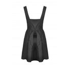 Darkinlove Women's Punk Heart Cutout Ruffled Slip Dress