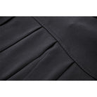 Darkinlove Women's Punk Irregular Buckle Pleated Bustier