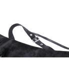 Darkinlove Women's Punk Irregular Faux Leather Splice Plaid Skirt