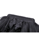 Darkinlove Women's Punk Irregular Ruffled Lace Skirt