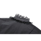 Darkinlove Women's Punk Irregular Stand Collar Shirt