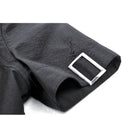 Darkinlove Women's Punk Irregular Stand Collar Shirt