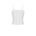 Darkinlove Women's Punk Irregular Strappy Lace Tank Top