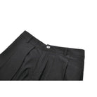 Darkinlove Women's Punk Mesh Pleated Shorts with Leg Harness