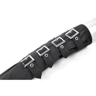 Darkinlove Women's Punk Multilayer Buckle Straps Fingerless Gloves