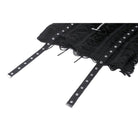 Darkinlove Women's Punk Off-the-shoulder Ripped T-shirt with Detachable Choker