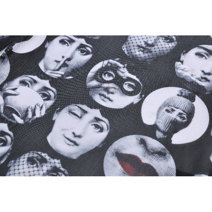 Darkinlove Women's Punk Off-the-Shoulder Ruffled Blouse