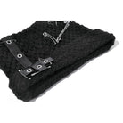 Darkinlove Women's Punk Paper Clip Cross Chained Knitted Hat