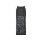 Darkinlove Women's Punk Ruched Ripped High-low Skirt