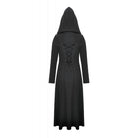 Darkinlove Women's Punk Ruffled Jacket with Hood