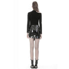 Darkinlove Women's Punk Shining Irregular PU Short Butt-hugging Skirts