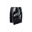 Darkinlove Women's Punk Shining Irregular PU Short Butt-hugging Skirts