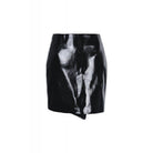 Darkinlove Women's Punk Shining Irregular PU Short Butt-hugging Skirts