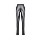 Darkinlove Women's Punk Snakeskin Diamond-textured Mesh Splice Pants