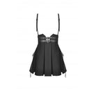 Darkinlove Women's Punk Strappy Buckle Pleated Suspender Skirt